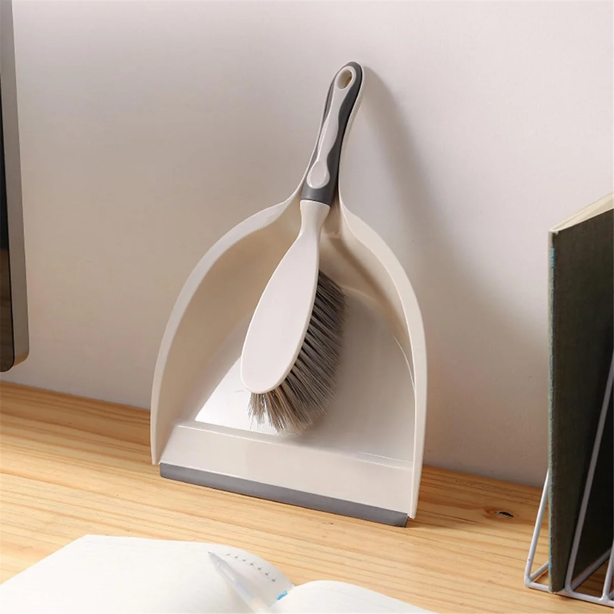 

Better Quality Dust Pan and Brush Set with Handle - Portable Hand Broom and Dustpan Set Combo - Small Broom and Dustpan Set Indo