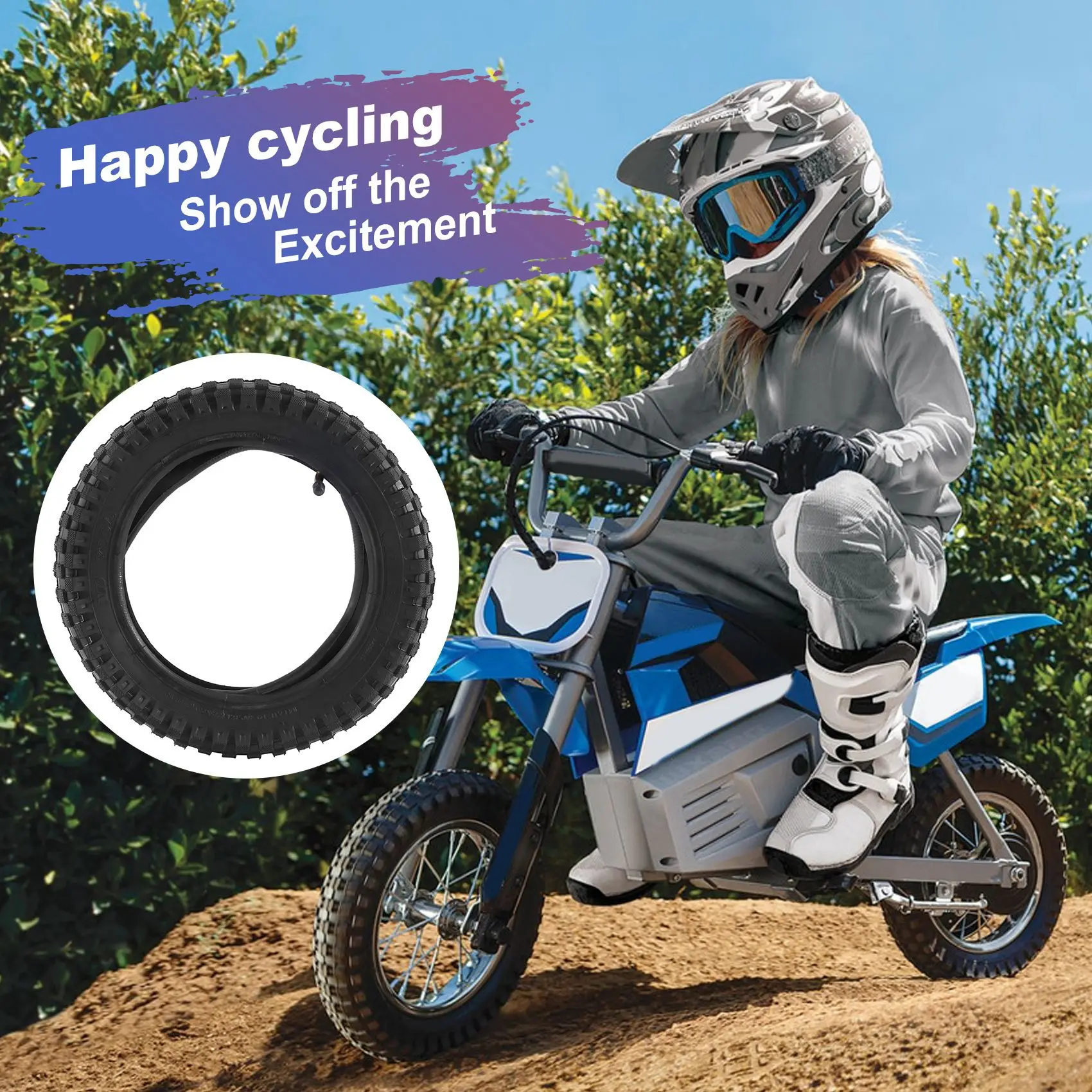 AF93-12 1/2 x 2,75 Reifen 12,5 x 2,75 Reifen für 49 cc Motorrad Mini Dirt Bike Reifen MX350 MX400 Roller