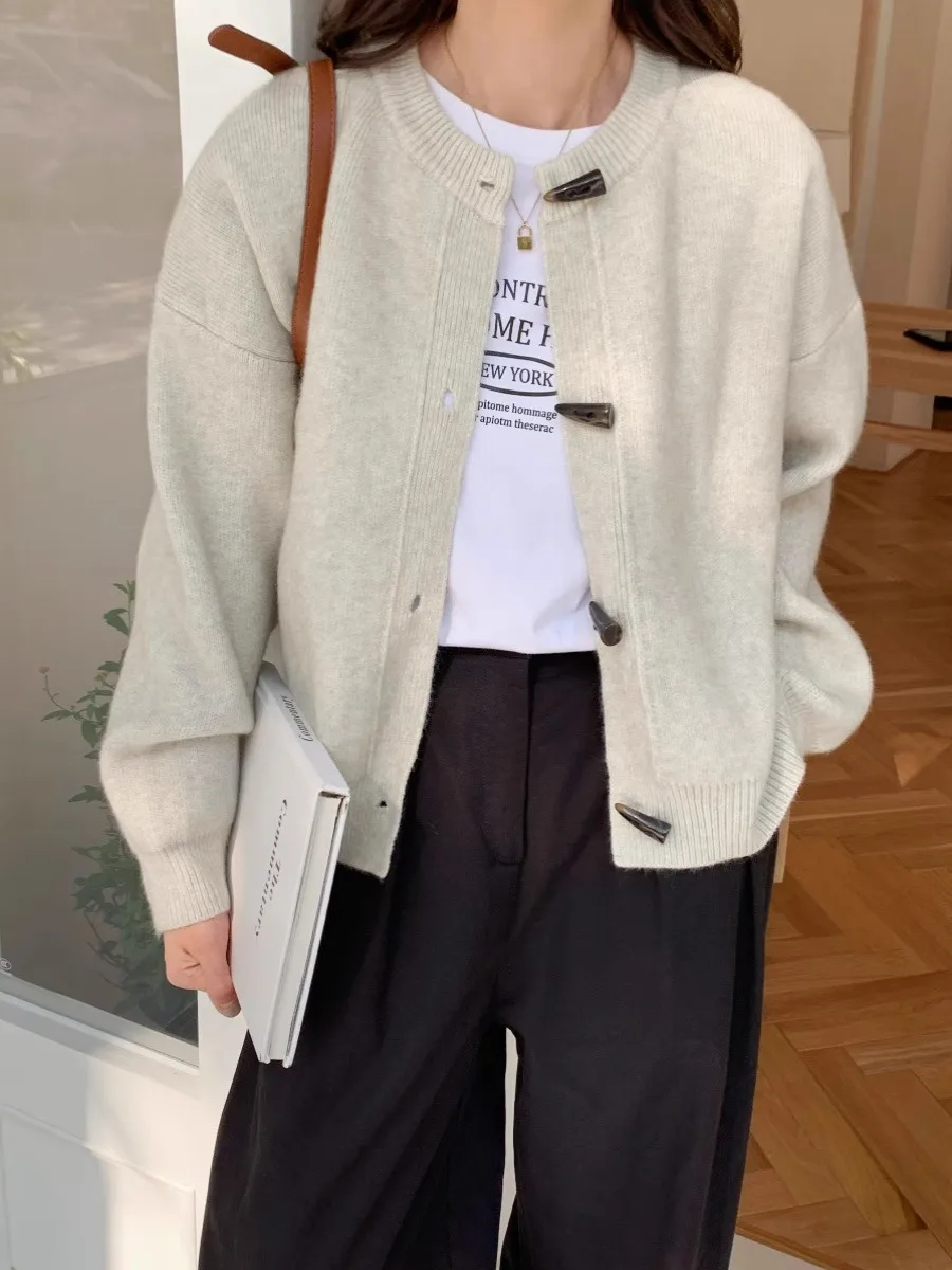 

Sweaters Jumpers Cardigans Womens Neck Knitted Acrylic School Design Girlfriend University Preppy Academic Collegiate Streetwear