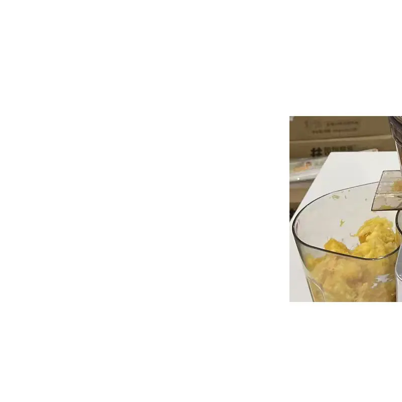 500W Heavy Duty Food Grade Desktop Big Mouth Feed Chute Fruit Slow Juicer Commercial Kitchen Cold Juicer