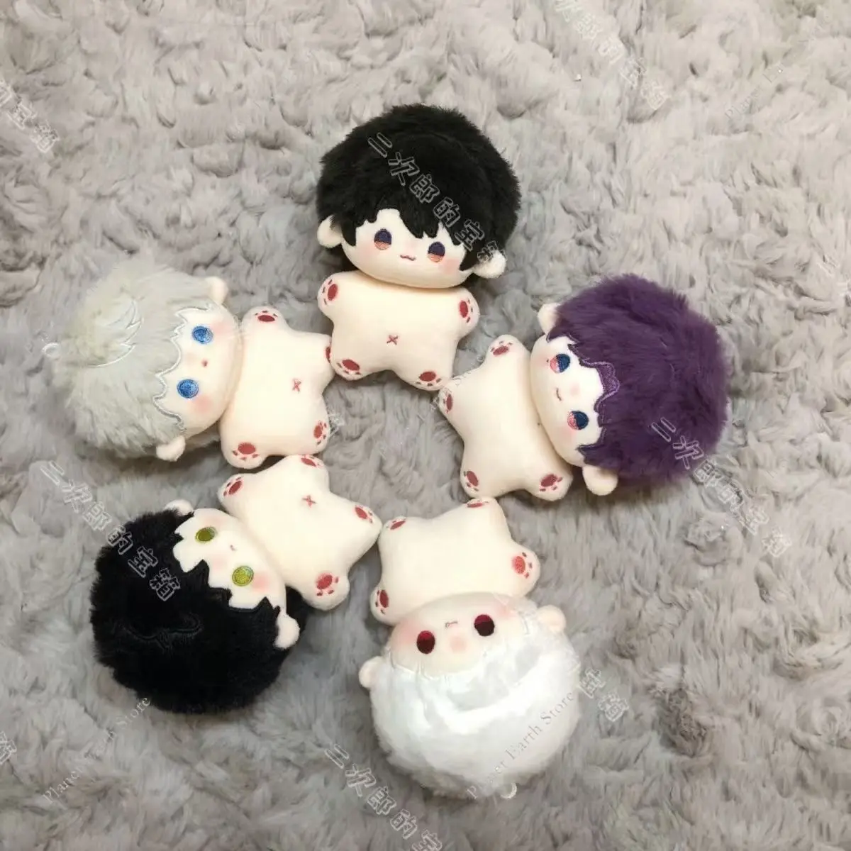 10CM jeu amour et espace profond Sylus Rafayel Zayne Xavier Caleb peluche bricolage matériel poupée Match aléatoire mignon Photo accessoires Fans cadeau