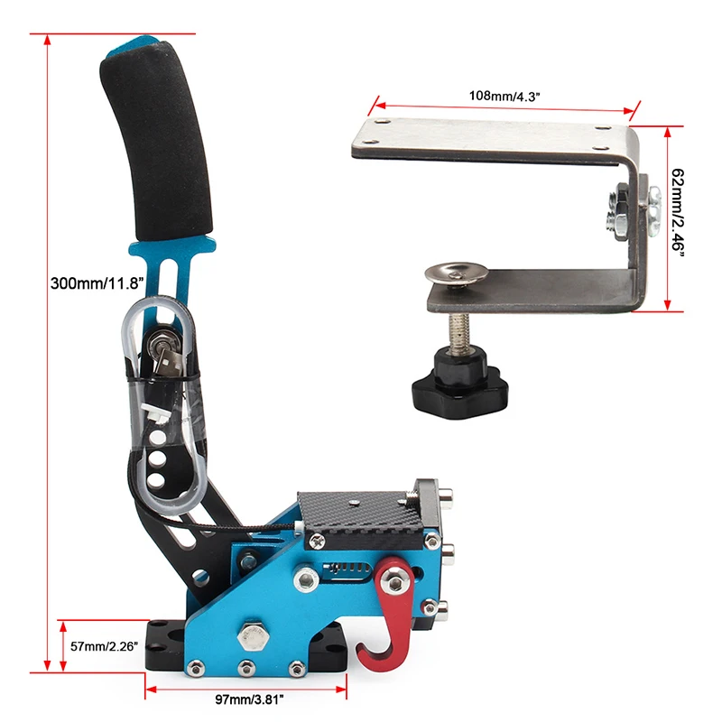 

USB-симуляция, линейная игра, дрифт, ручной тормоз, гоночная игра, периферийное устройство ручного тормоза, оборудование для вождения HB-1009A (только для ПК)
