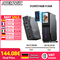 Mini PC Gamer ACEMAGIC S1 Windows 11 Intel 12th Alder Lake N97 DDR4 16 Go 512 Go WIFI6 Bluetooth 5.2/VGA game computer