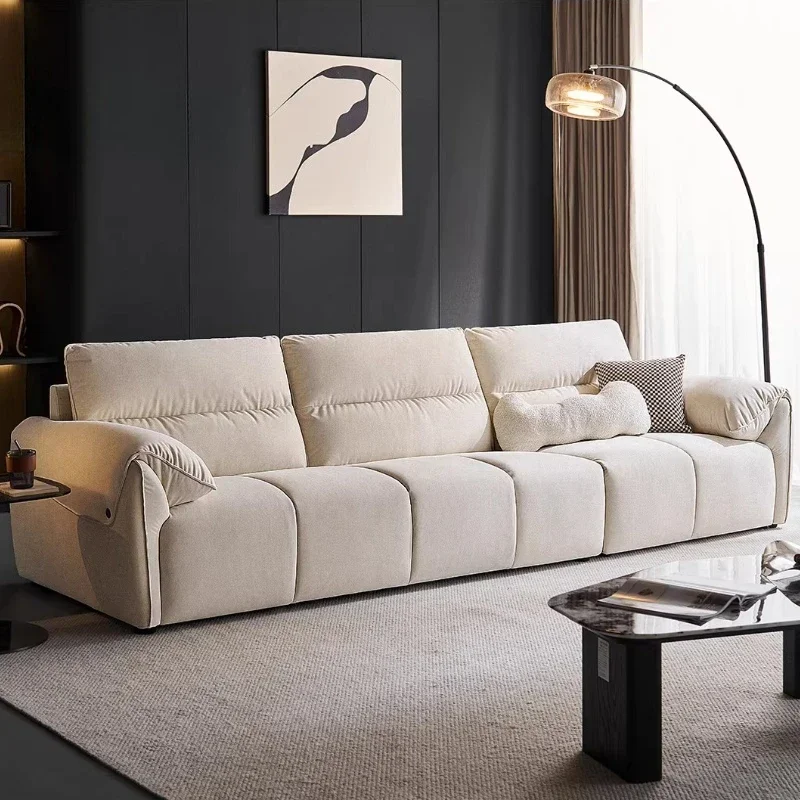 Couch Home Furniture L Shape Sofa Armchair Modern Luxury Cream Wind Cat Scratching Fabric Sofa Living Room Sofas And Seating
