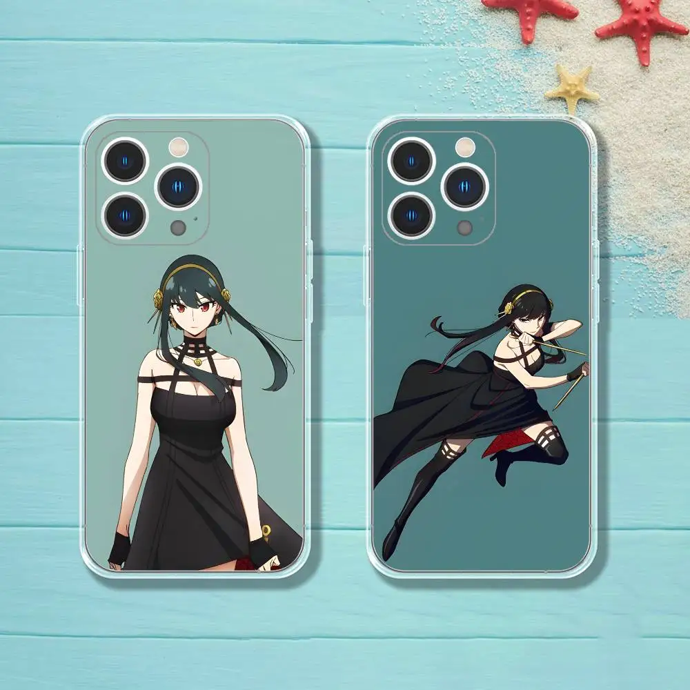 

Yor F-Forger Phone Case iPhone 16 17 15 14 13 12 11 Pro Max Plus Mini Clear Full Back Cover Silicone Soft Shell