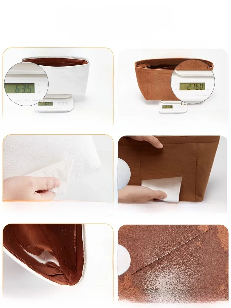 JingXian  Mollie25 Inner Liner Jasmie Tote Bag Dupont Paper Storage oulder Strap Accories eup Bag Storage Organizer