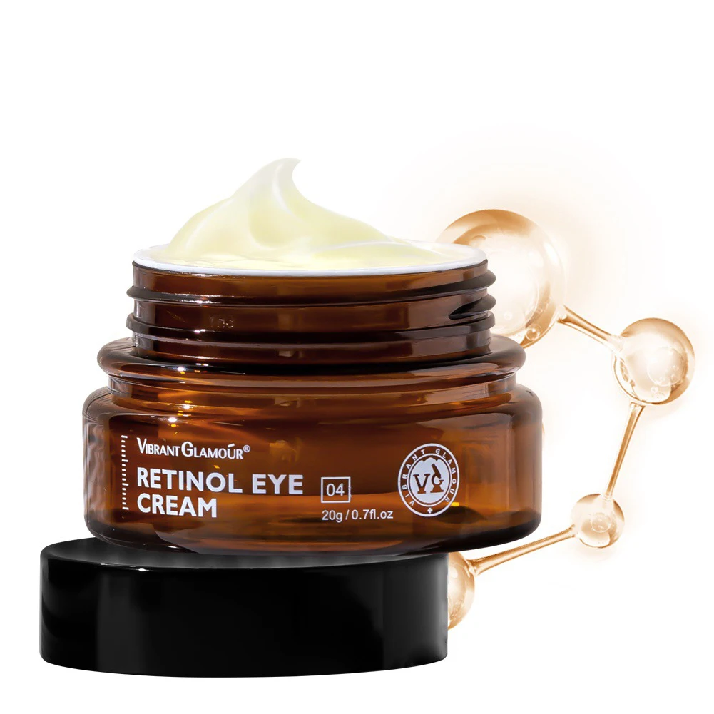 

Retinol Eye Cream Fade Fine Lines Remove Dark Circles Eye Bags Anti Wrinkle Anti Aging Firming Brighten Skin Eye Care Cream 20g