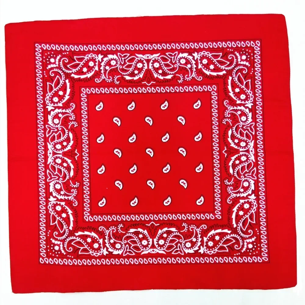 55cm * 55cm Outdoor-Sport Bandana Schal Gesichts maske Reiten Camping Radfahren Kopftuch Rohr Armband Paisley Stirnband Frauen Männer – Detail 7