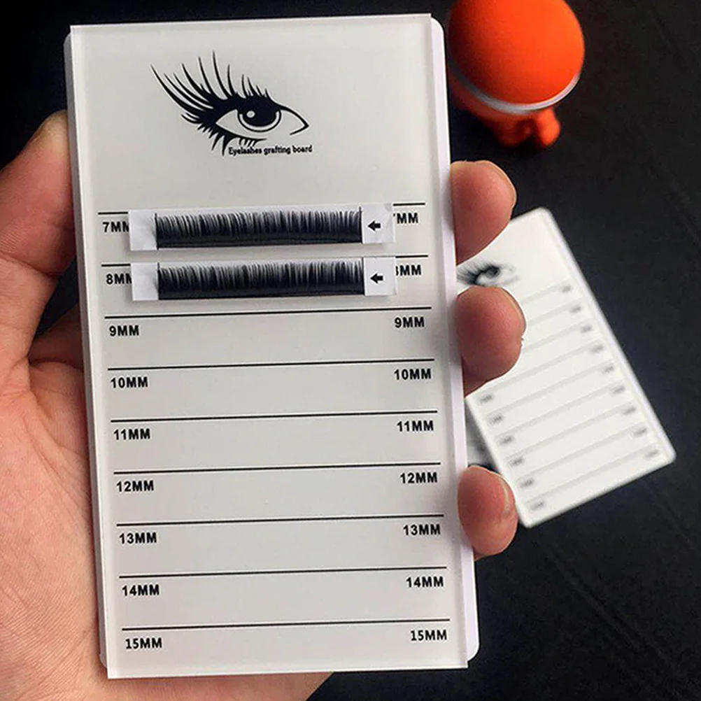 2 قطعة لوحات عرض الرموش الاكريليك لاش عرض المجلس المحمولة دائم كاذبة رمش المنظم صالون تجميل تطعيم أداة