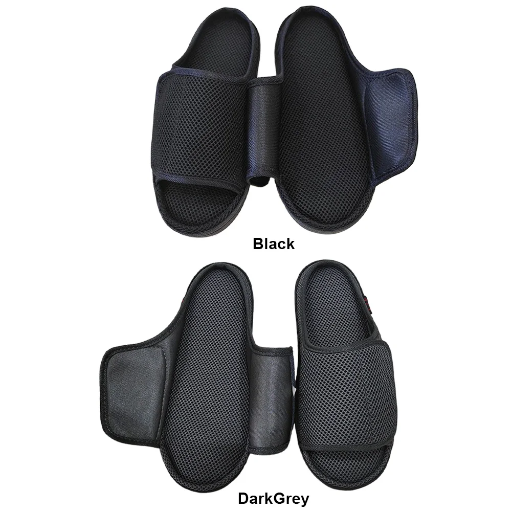 

Women's Men's Diabetic Slippers Adjustable Closure Orthopedic Slippers Open Toe Slide Slippers House Slippers for Indoor
