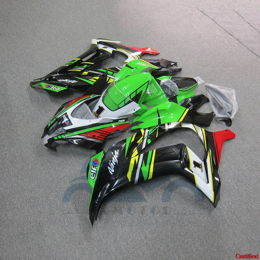

Ninja ZX10R 2016 2018 2019 2020 Fairing Set for Kawasaki ZX-10R 16 17 18 19 20 High Quality Free Custom Green Aftermarket