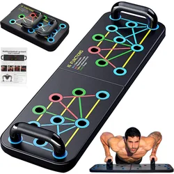 Push Up Board Portable MultiFunction Foldable Workout Equipments Push Up Bar For Home Gym Equipment Bodybuilding Fitness Sports