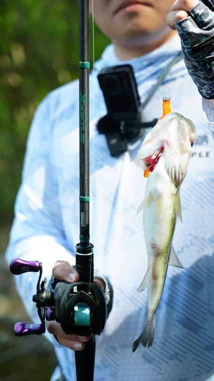 Kingdom Xestus Angelrute Spinning Casting 5 Abschnitte 2 m 2,1 m 2,16 m 2,28 m MF Action FUJI Carbon Rollenhalter Reise Angelruten – Detail 1