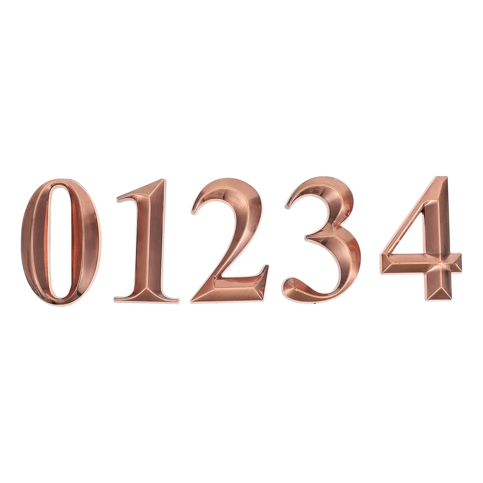 Exquisite Workmanship Self Stick Number Door Sign for Home Office Hotel Apartment Mailbox Wall Decor Street Address Number