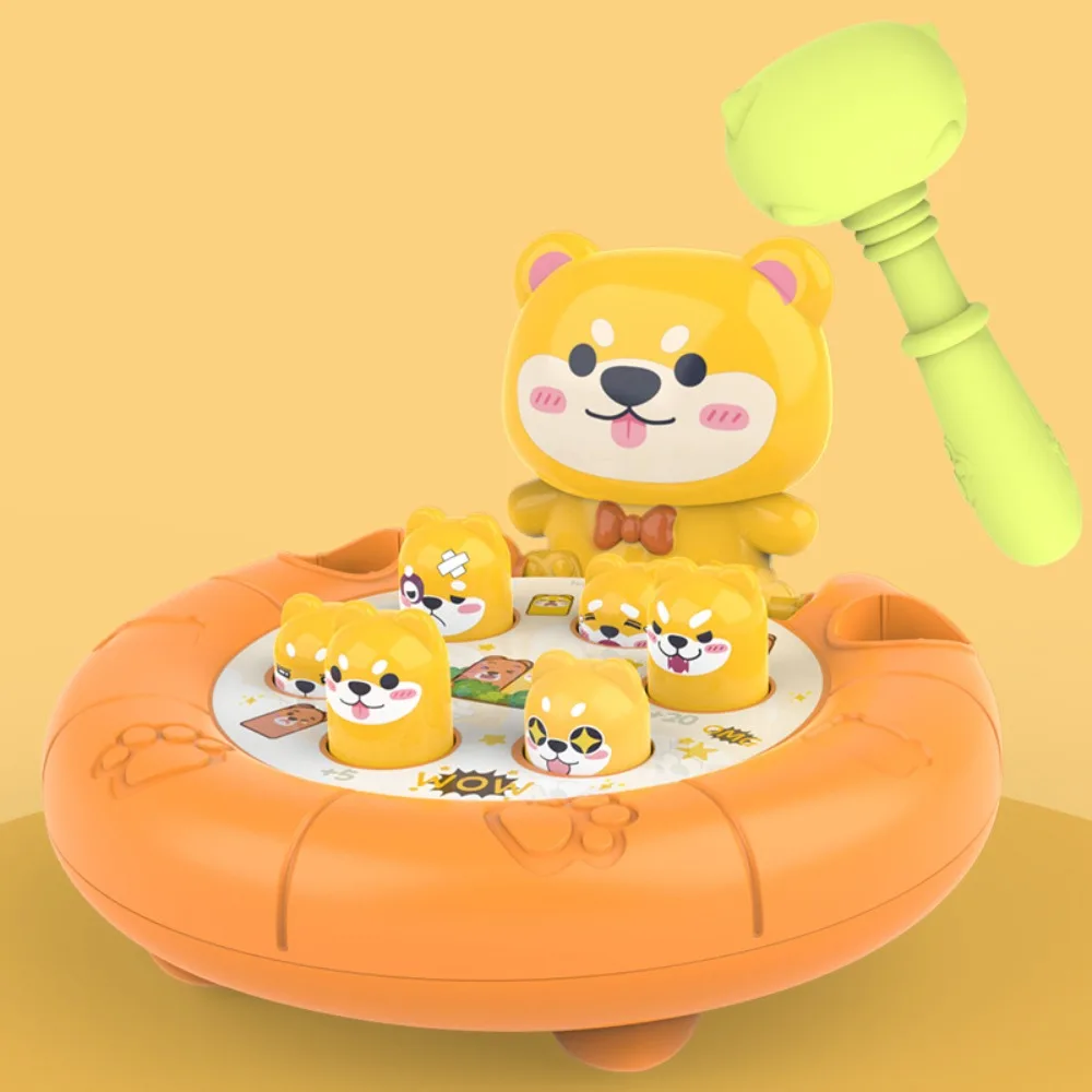 

ABS Animal Theme Knocking Game Hand Eye Coordination Learning Cognition Whack-a-mole Toy Early Education Interesting