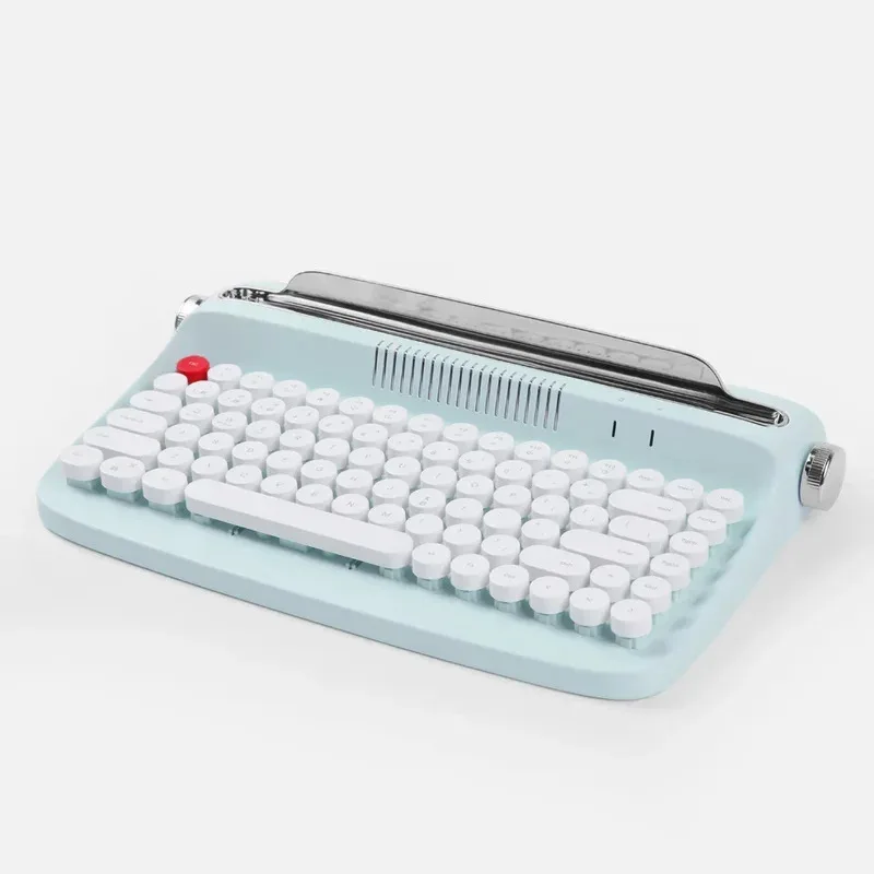 Actto B303/B503 Bluetooth Wireless Keyboard Retro Office Circular Key Stand Slot Customized Keyboard for PC Gamer Accessories