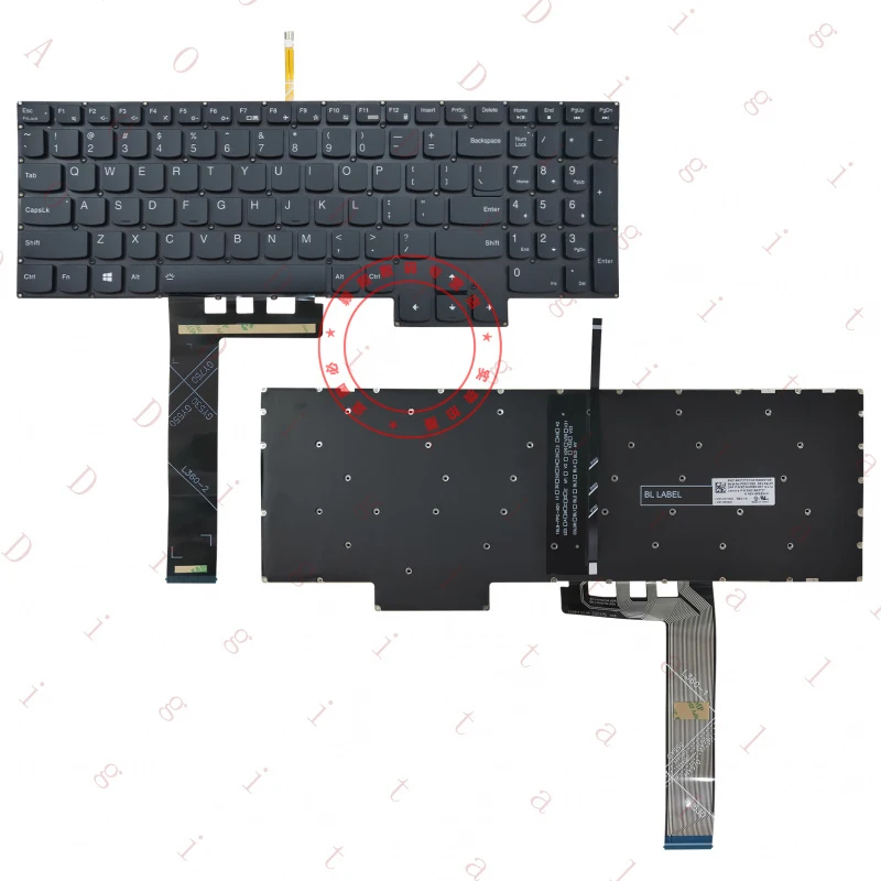 Suitable for Lenovo Savior Y7000 R7000 Y7000P R7000P 2020 2021 laptop keyboard with C shell and top cover