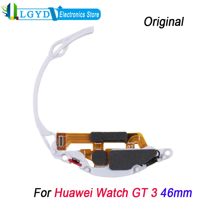 Button Flex Cable For Huawei Watch GT 3 46mm, Smartwatch Power Button Flex Cable with Bracket Repair Part Replacement