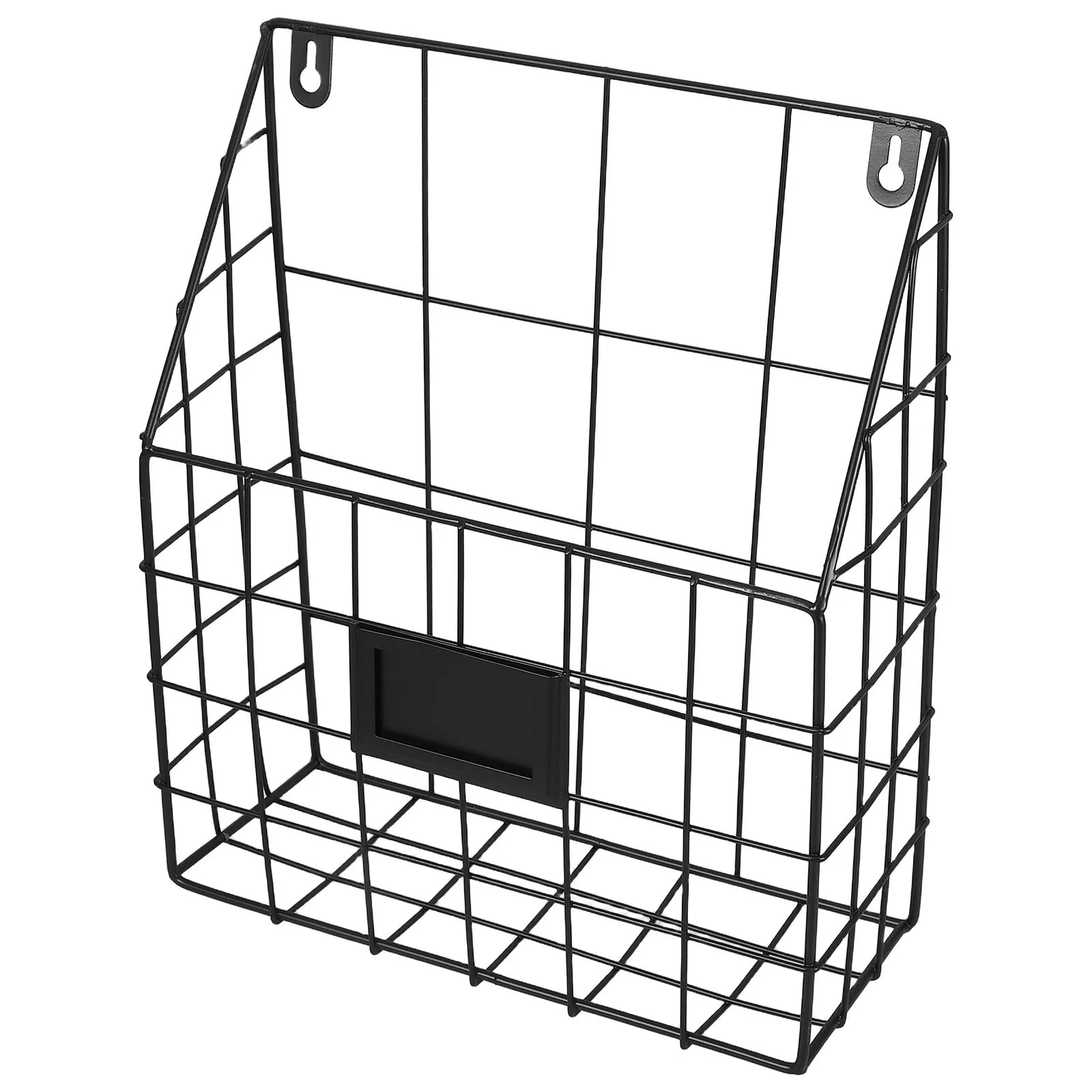 

Nordic Style Black Letter Holder Book Organizer Wrought Iron Office Desktop Document Storage Rack Desktop Organizer Desk