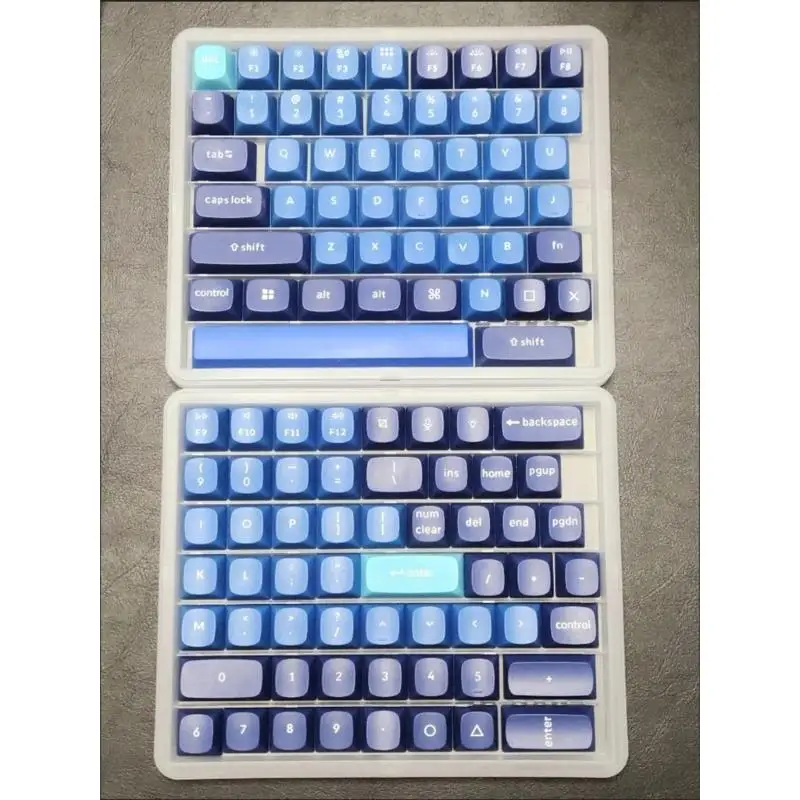 

652F Reconfigurable Keycap Storage Tray Framework Layer Plastic Case Clear Top Mechanical Keyset