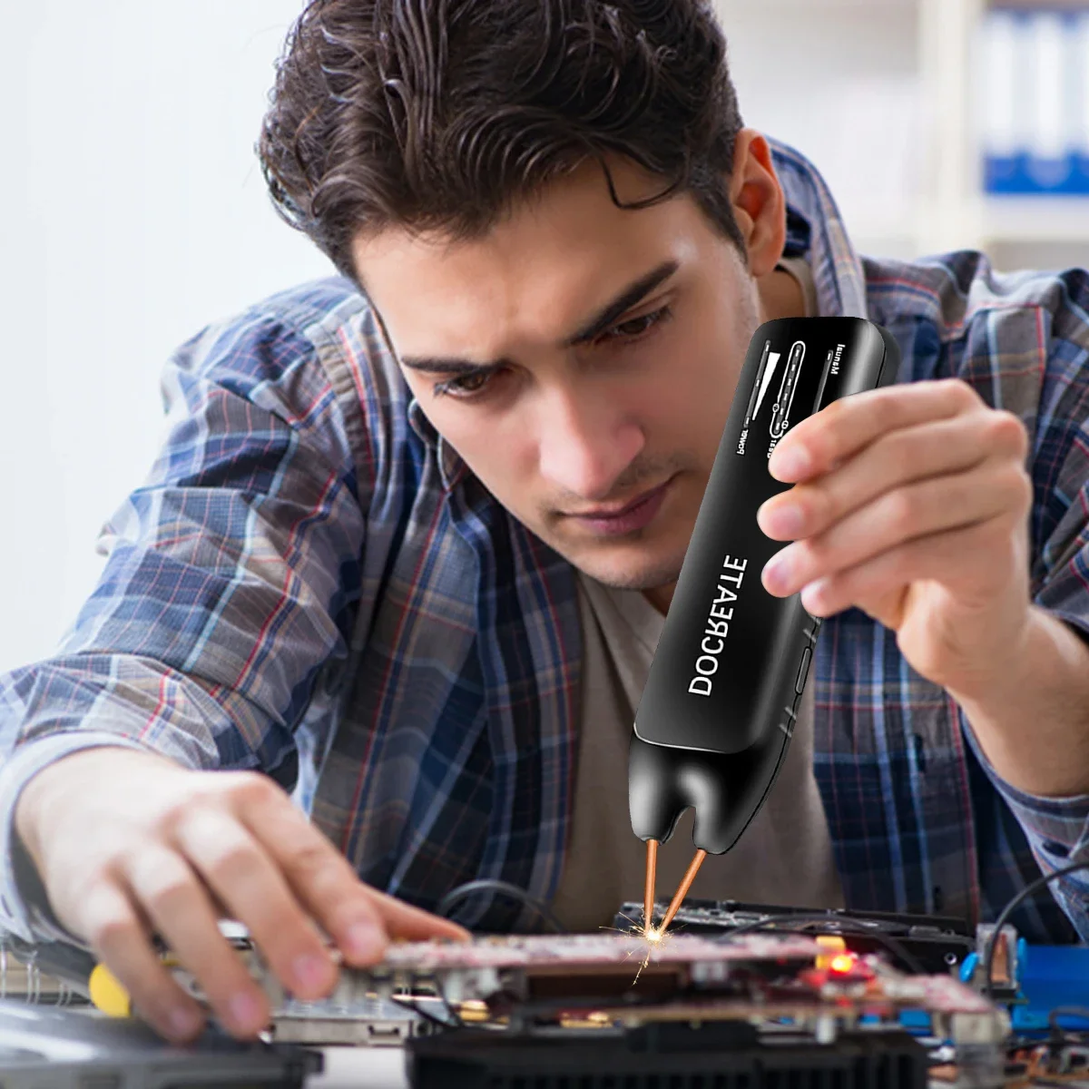 ماكينة لحام البقعة خفيفة الوزن - ترقية أحادية اللون، قدرة تحمل قوية، تحكم بدقة 5 سرعات