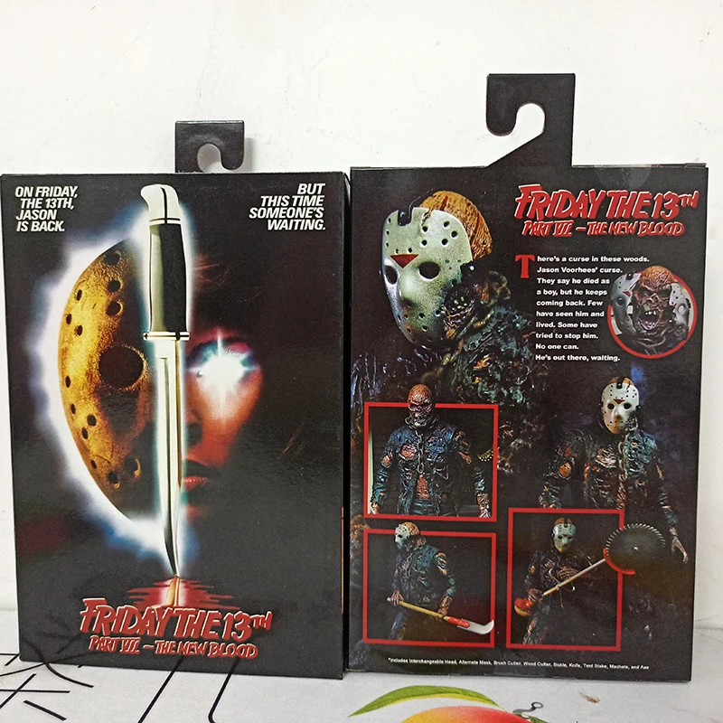 NECA Friday THE 13th Jason Voorhees Action Figure Part VII Blood Jason Voorhees Halloween Toy Christmas Halloween Gift