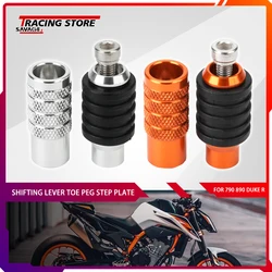 Brake Pedal Gear Shift Lever Toe Peg Step Plate For 790 Duke/L 890 Duke/R 1190 RC8 RC8R 1290 Super Duke R GT For Husqvarna 701
