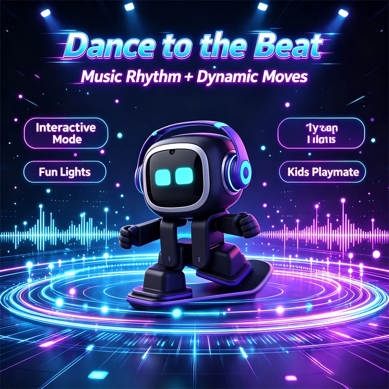New Best-Selling AI EMO Robot ESP32-S3 Intelligent Interactive Chat And Dance Emotional Partner Intelligent Robot New Best-Sell view 2