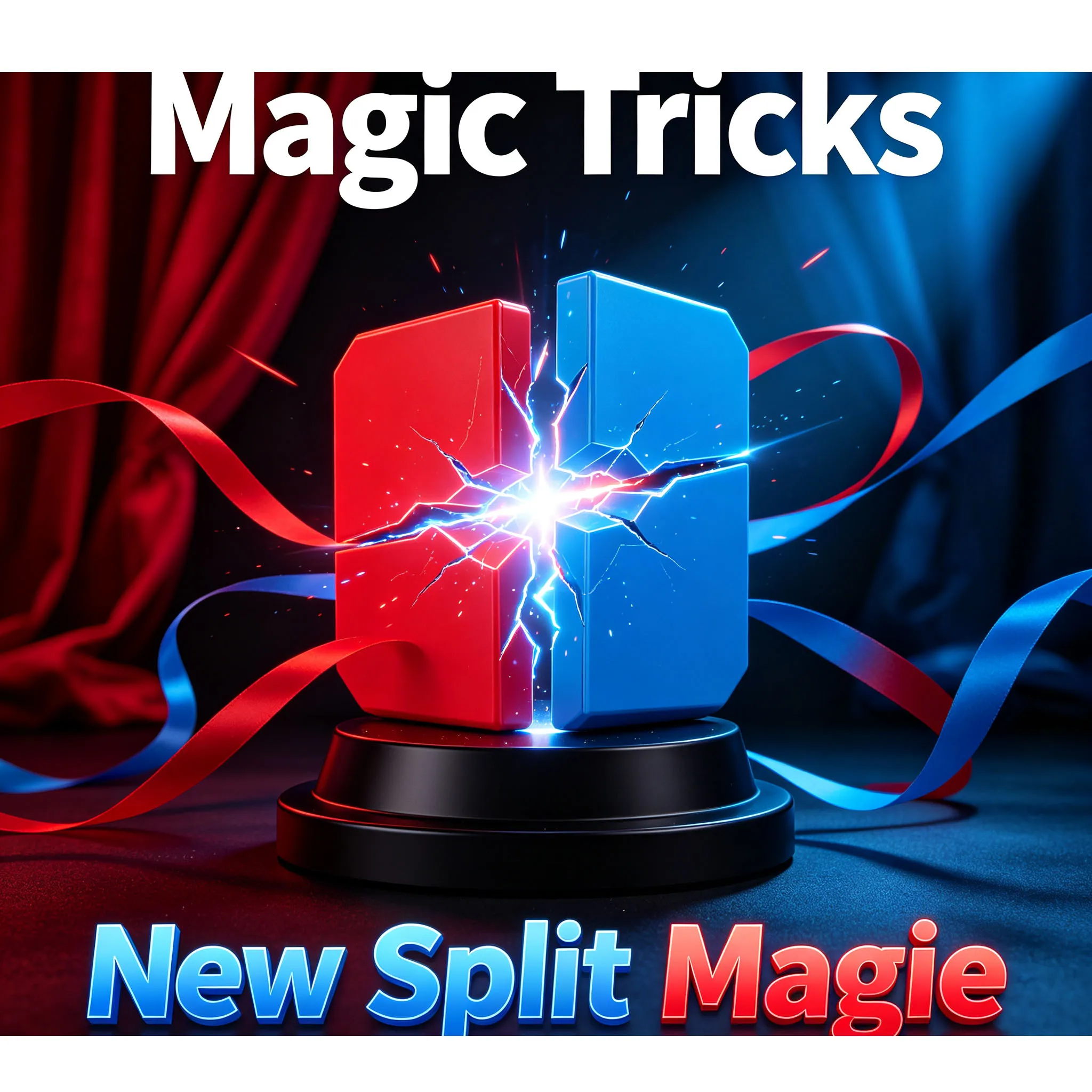 Magic Tricks New Split Magie Close Up Street Party Illusions Money Magia Gimmick Props Comedy Mentalism Magicians professional