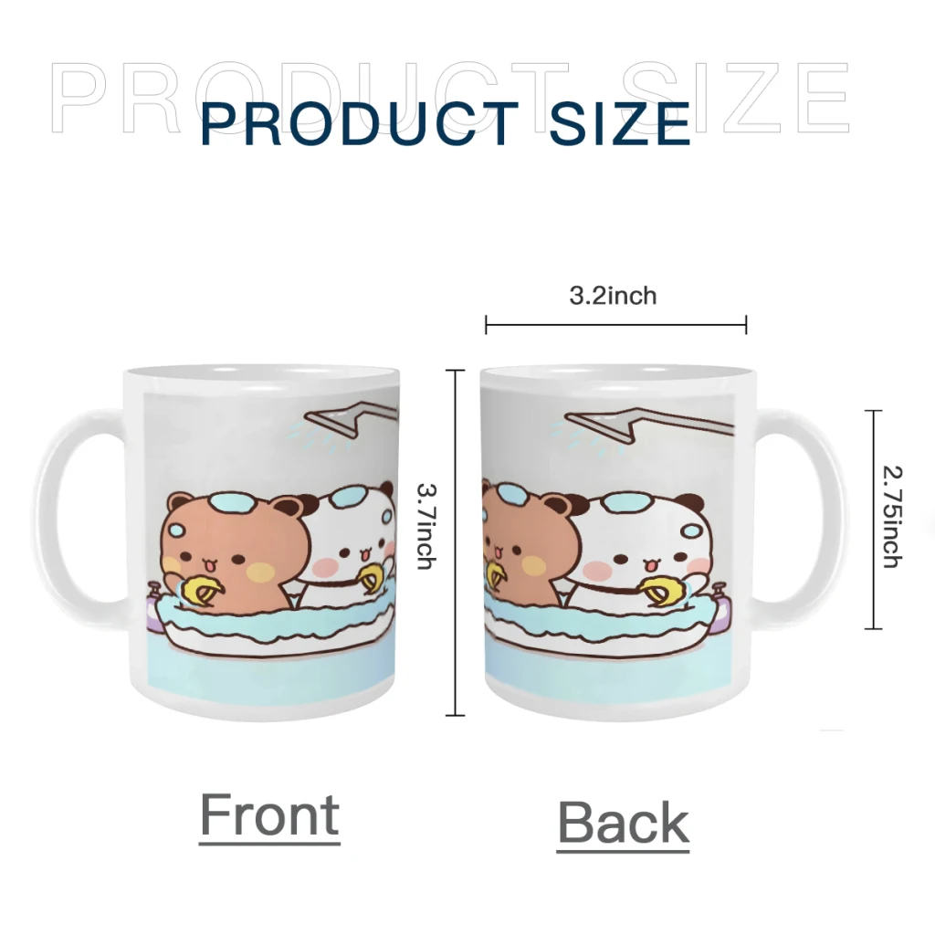 Bubu Dudu Panda Ceramics Coffee Mugs Tea Cup Milk Cups Gifts Drinkware Coffeeware