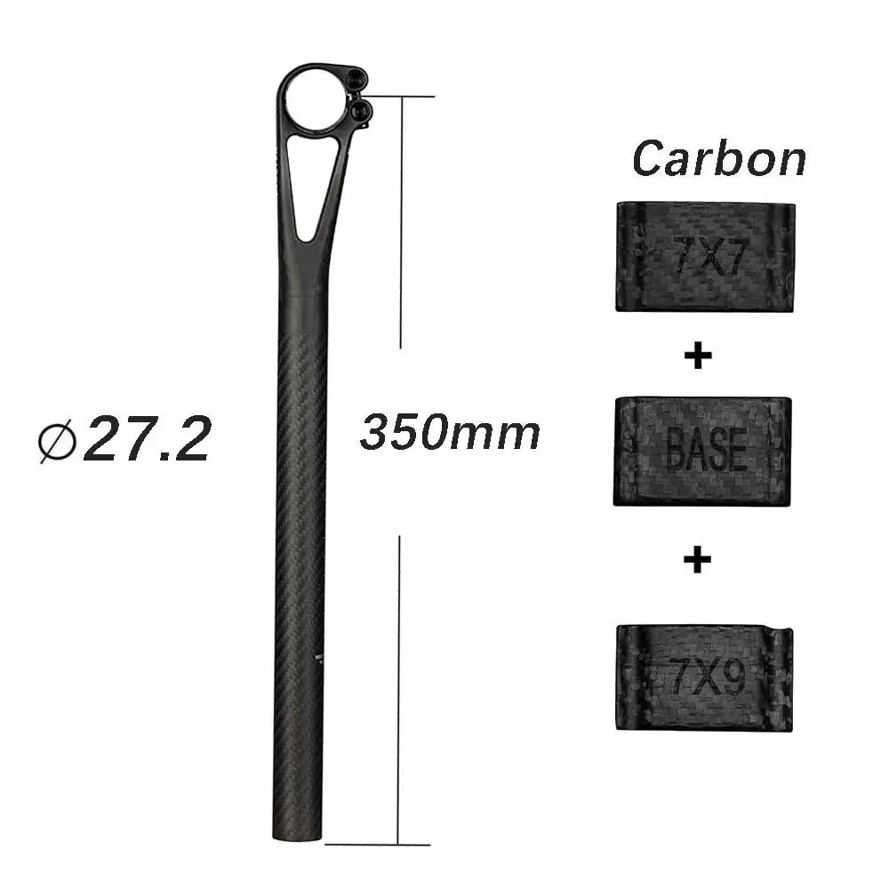 ELITA EEN Fiets Carbon zadelpen Setback 5/25mm MTB/Road Zadelpen 27.2/30.9/31.6/25.4mm Titanium schroeven Licht 150g