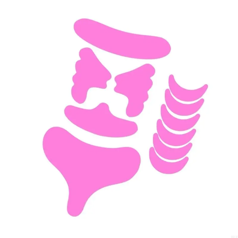 D0UE – autocollants transparents contre les rides du front, 11 unités, soins peau réutilisables pour une utilisation