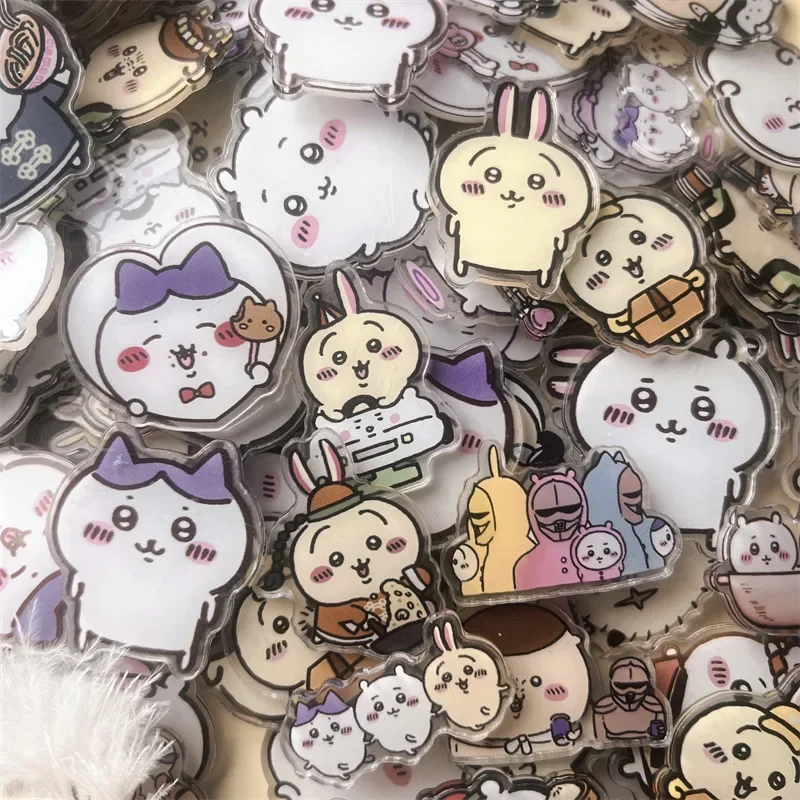 

Cartoon Cute ChiIkawa Acrylic Double-sided Thickened Sheet Handmade DIY Transparent Material Accessories Anime Keychain Usagi
