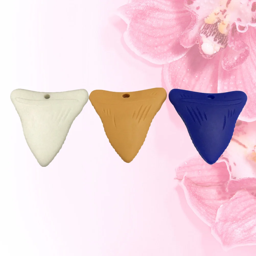 

3 шт., силиконовый детский прорезыватель, молярный кулон, подвесной жевательный рельеф для прорезывания зубов и аутистиков, детское ожерелье для тренировки моляров