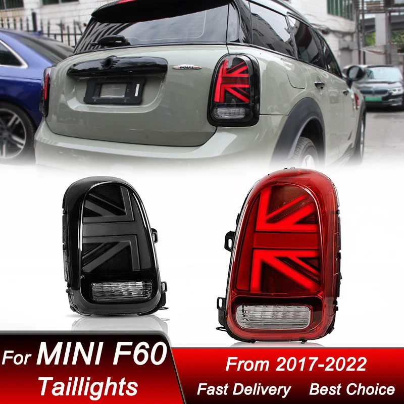 

Car Led Tail Lights For BMW Mini Countryman F60 2017-2023 new style full LED Dynamic Turn Signal Light Tail Lamp Assembly