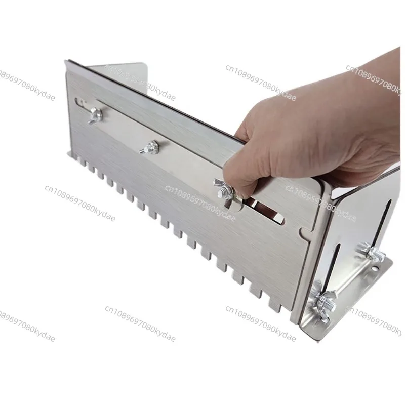 

400-800mm Adjustable Notched Trowel Tile Adhesive Spreader Construction Flooring Mortar Installation Hand Tool