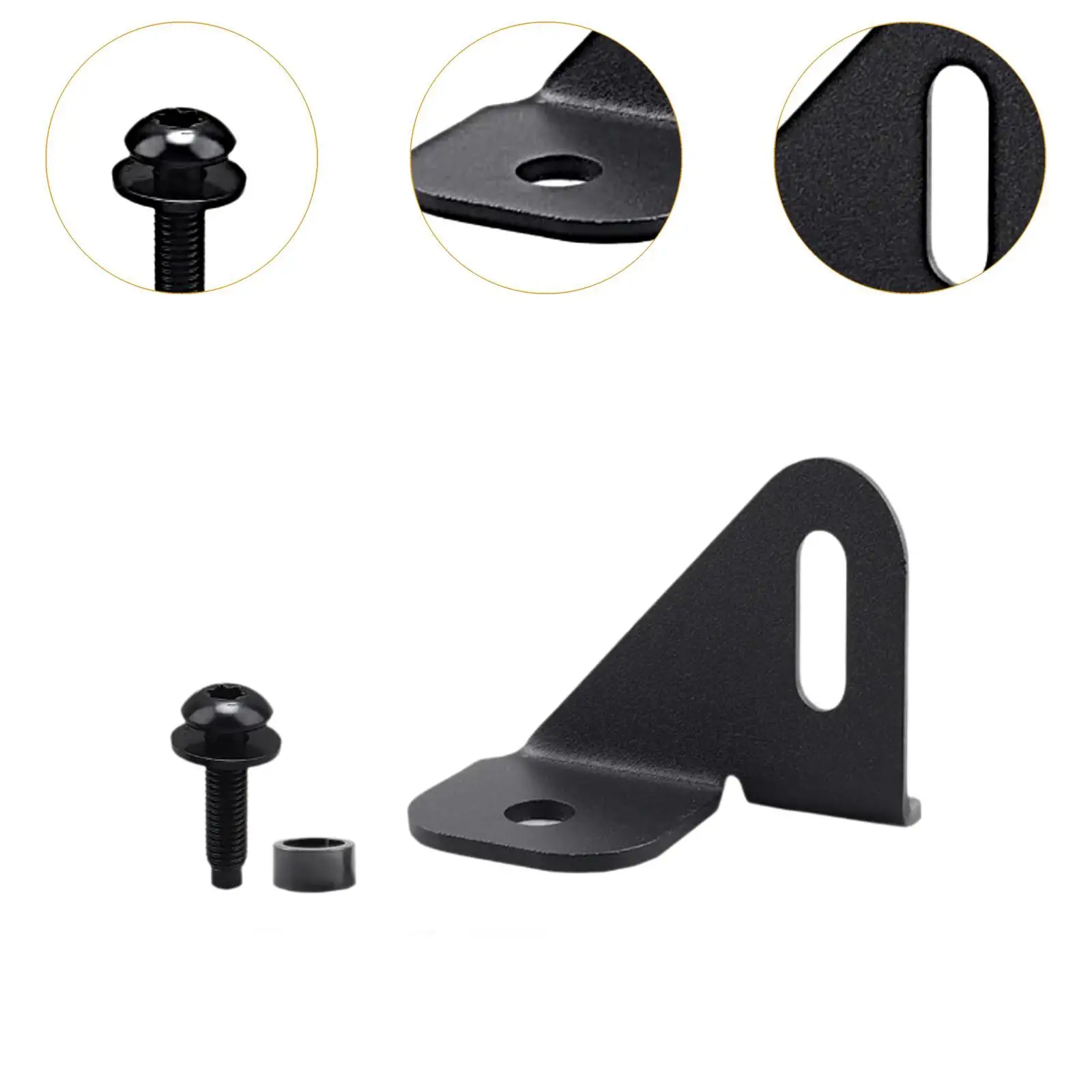 CB Antenna Mount Bracket Modification Holder Antenna Mounting Bracket for Jeep