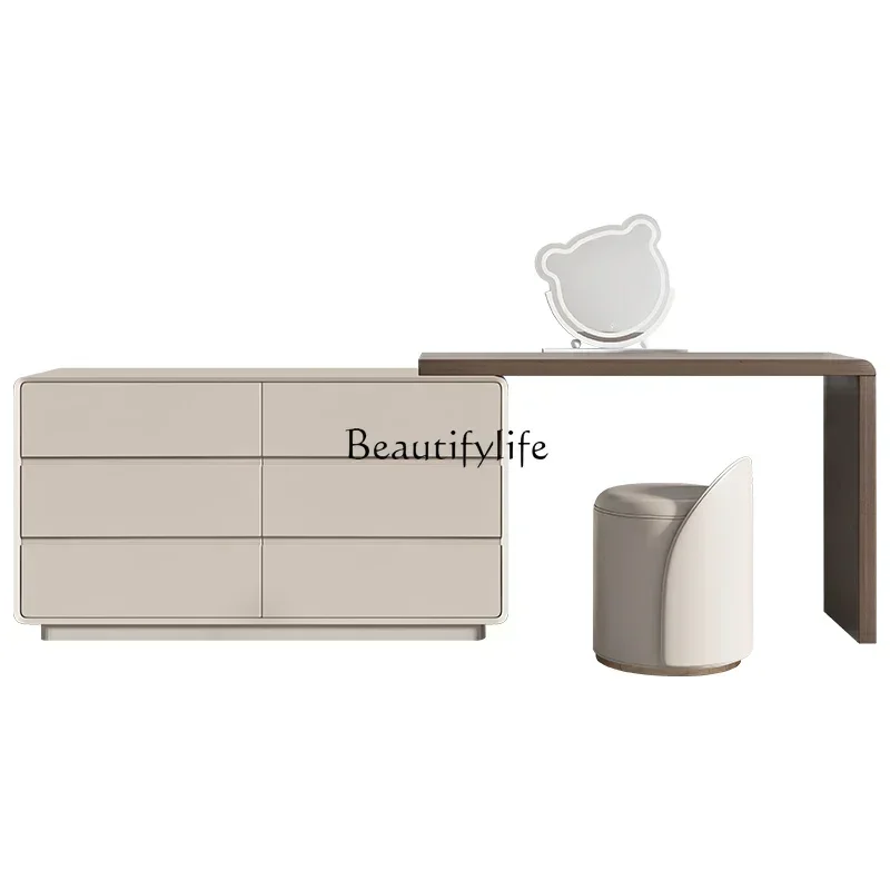 

XX39*Modern minimalist bedroom dresser integrated dresser advanced minimalist light luxury