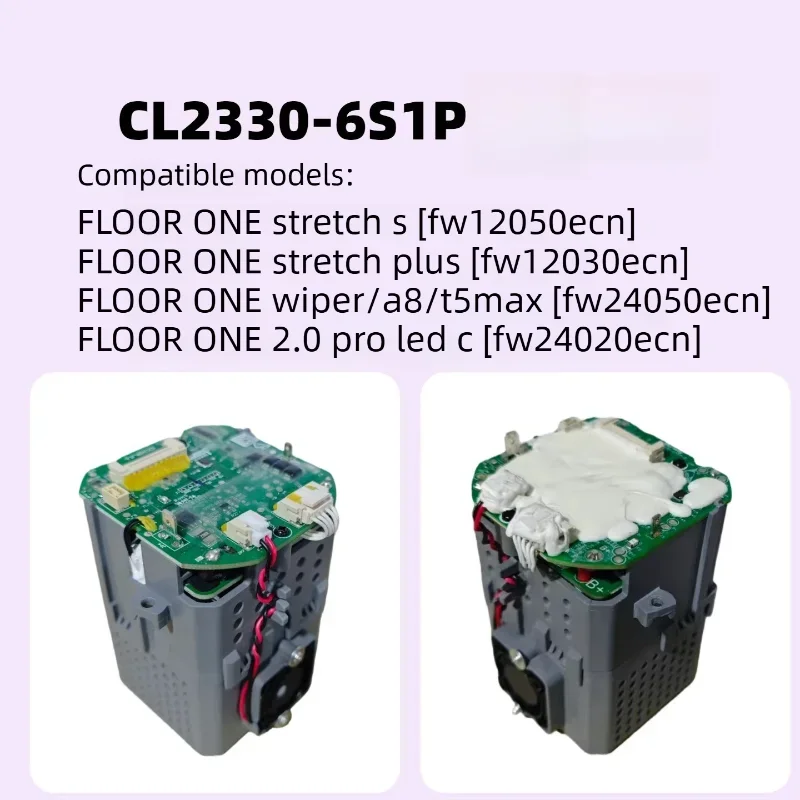 [CL2330-6S1P] for TINECO FLOOR ONE Stretch Pro/S/Plus Vacuum Cleaner Battery 21.6V 4000mAh Battery