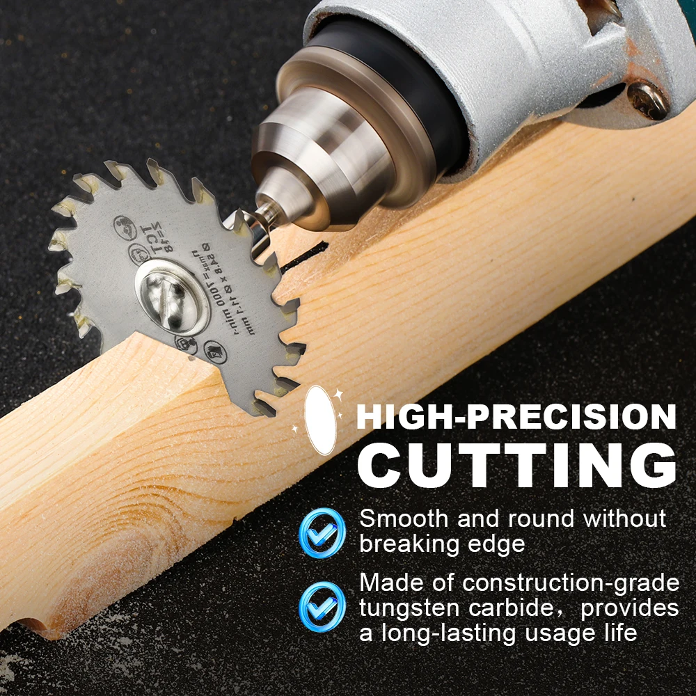 XCAN 1pcs 54.8mm TCT Circular Saw Blade Wood Cutting Blade Carbide Tipped Cutting Disc Woodworking Tools