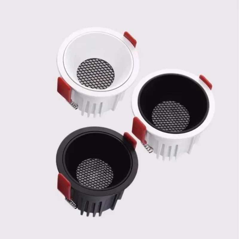 Round Frameless COB dimmable Recessed Downlight 7W/9W/12W/15W/18W/24W LED Ceiling Spot Light for Bedroom Living room Kitchen
