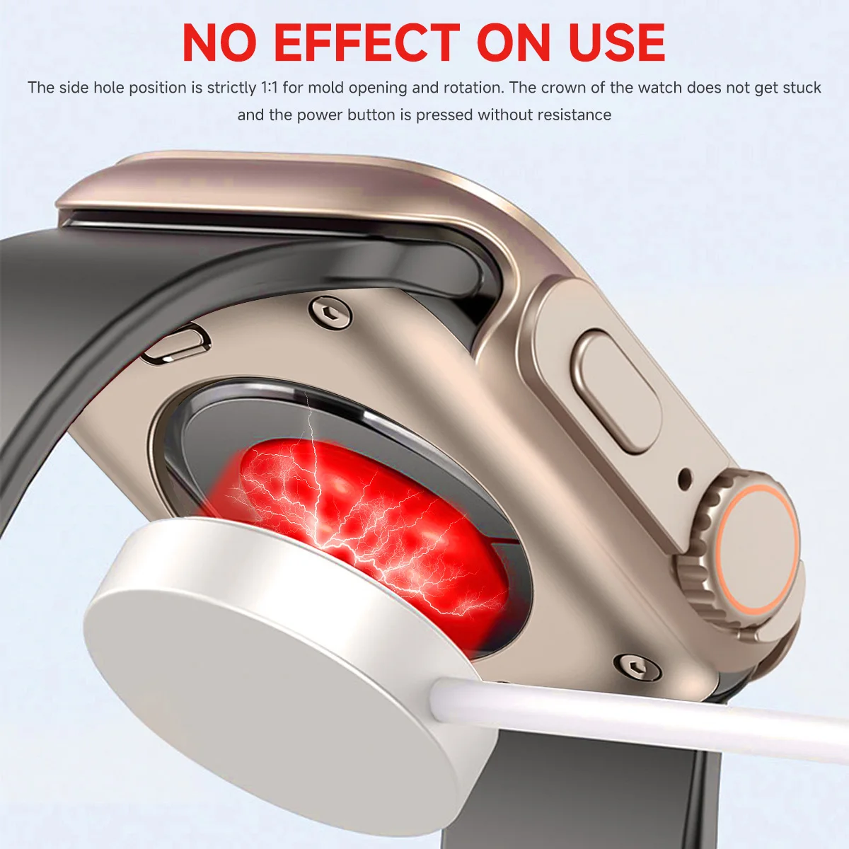 Change To Ultra Case for Apple Watch Series 10 42MM 46MM Screen Protector PC Cover for Iwatch S10 Tempered Glass Bumper New image 4