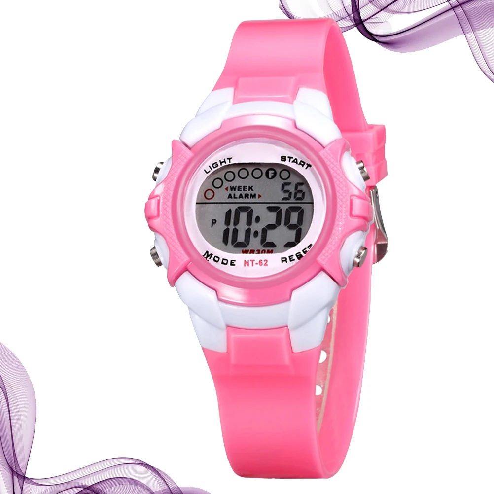 

Luminous Watch Children Electronic Waterproof Night Glow Digital Watches Birthday Gift Students Fashion Soft Comfortable Durable