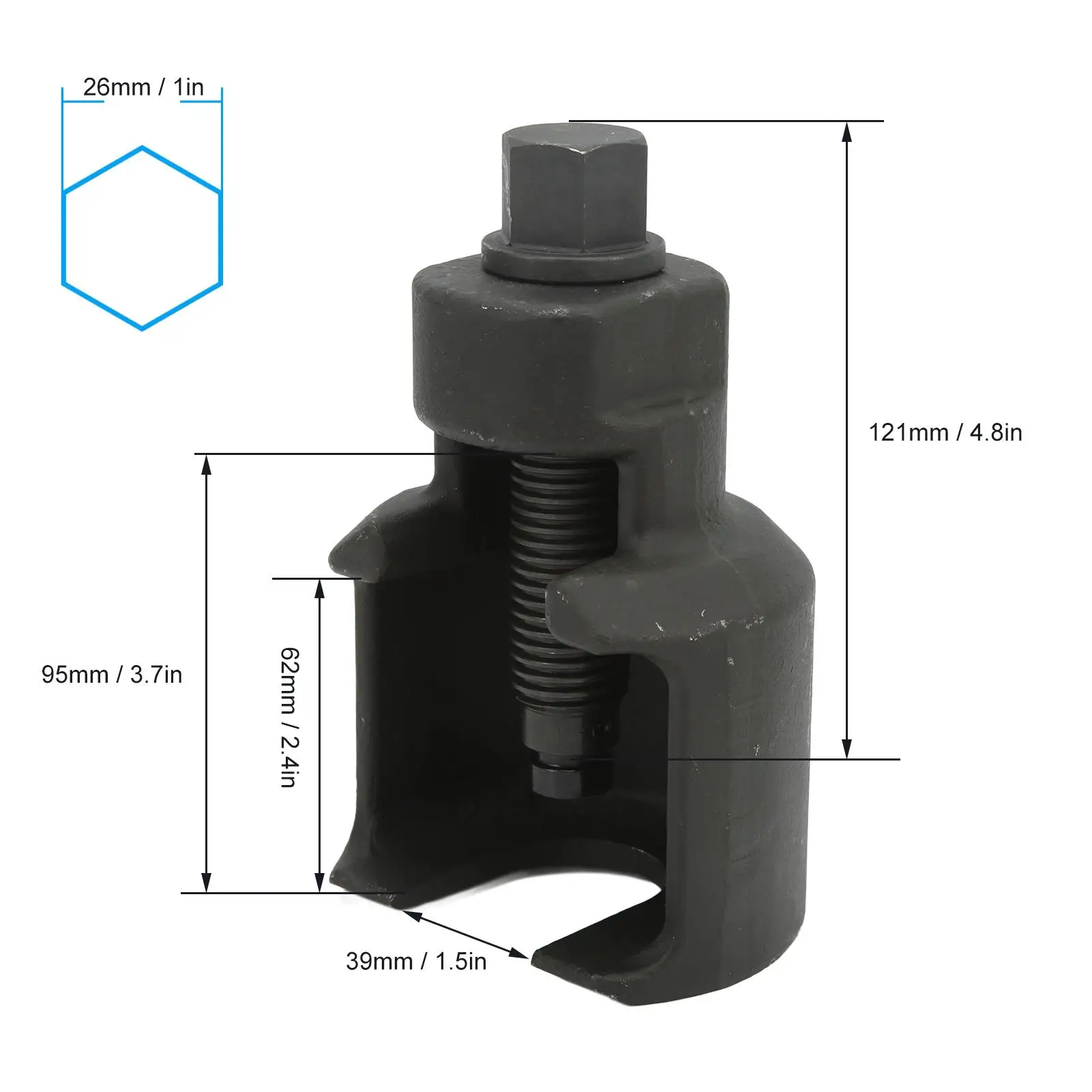 Heavy Duty 39mm Truck Ball Joint Removal Tool   Extractor Separator Puller for Mercedes Benz   Disassembly Replacement Tool