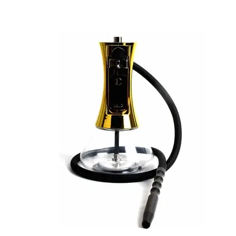 Rechargeable Smart LED Electronic Hookah X1, Oil Filled, Portable, USB Charging, Adjustable Light, Vape Pen Style