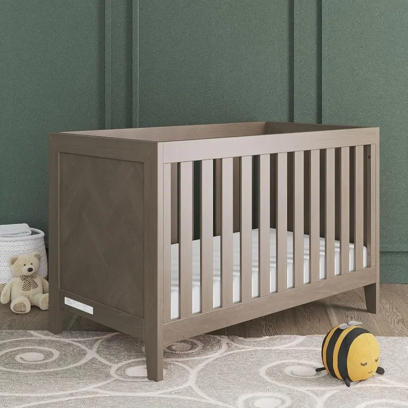 Child Craft Kieran 3 in 1 Convertible Crib, Baby Crib Converts to Day Bed, Toddler Bed, 3 Adjustable Mattress Positions