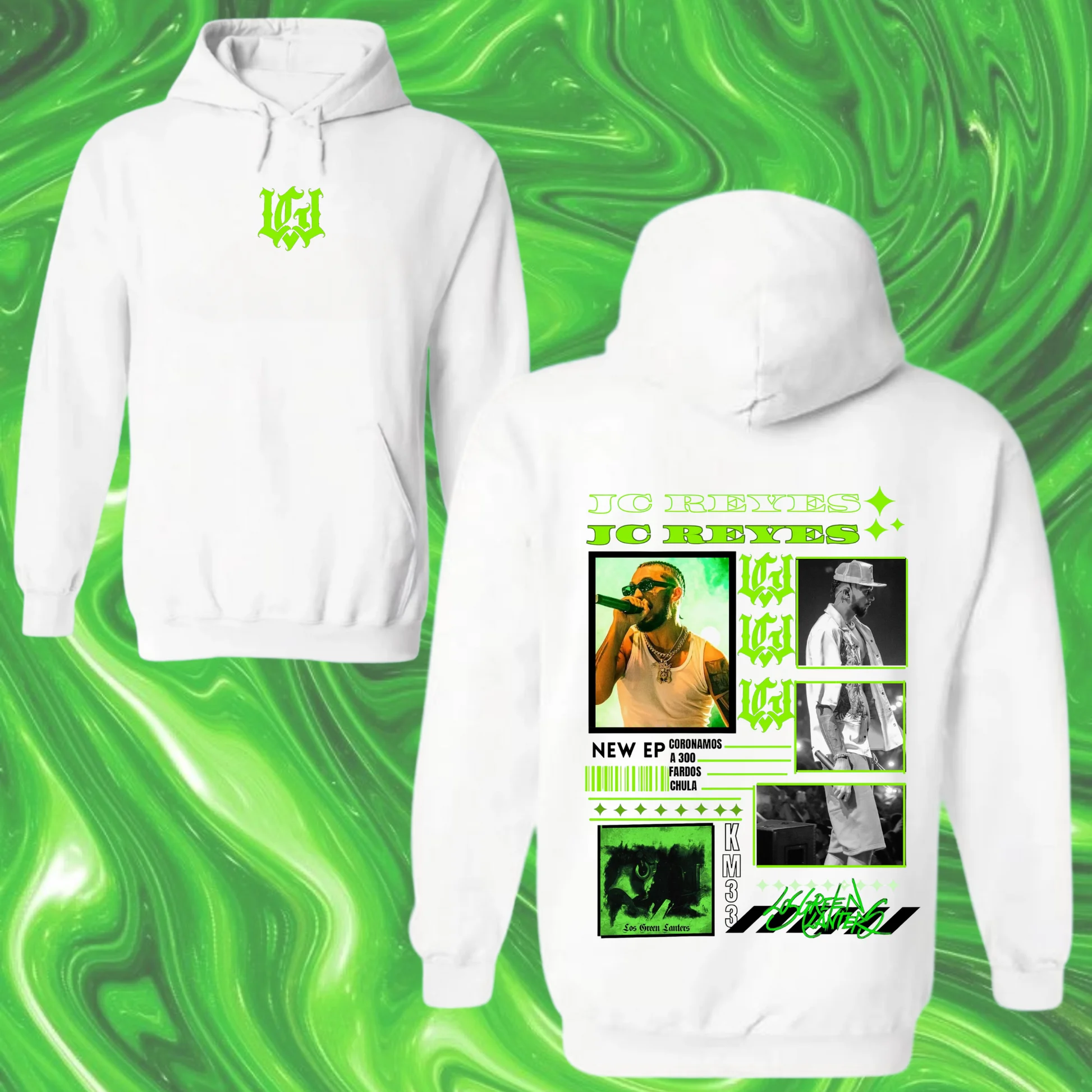 Jc Reyes Printed Hoodies Men Women Autumn Winter Thick Fleece Warmth Hoodies Oversized Y2k Streetwear Soft Female Male Hoodies #2