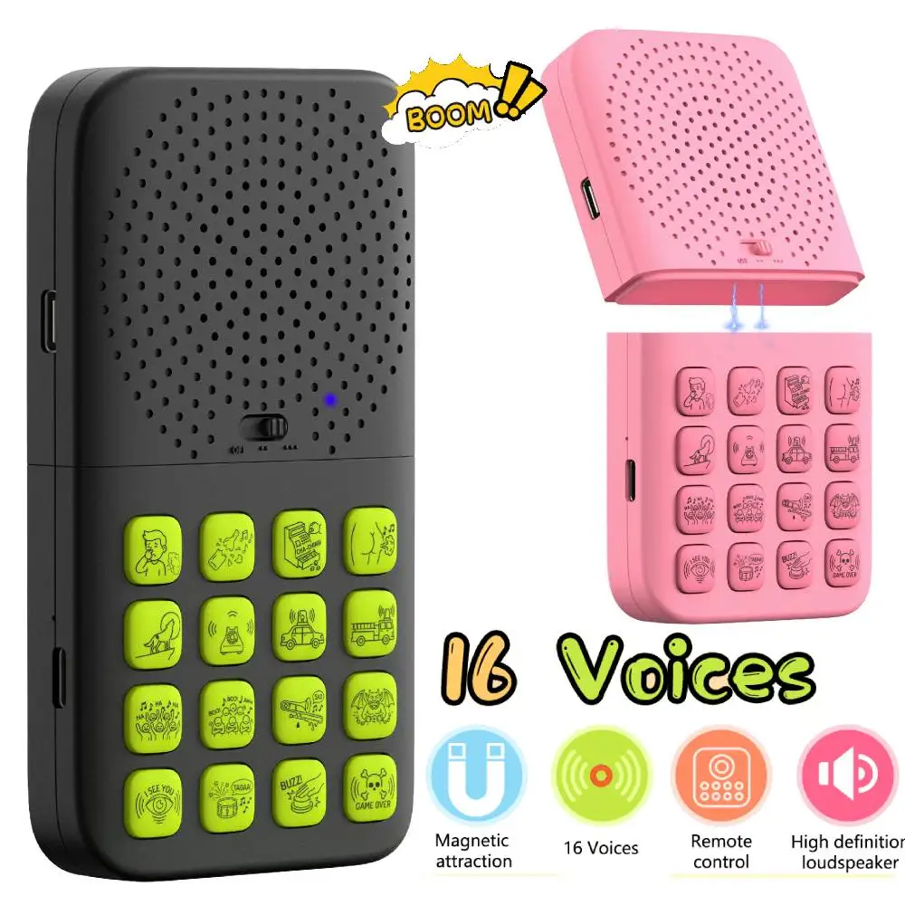 

Машина для создания забавных звуковых эффектов, 16 смешных звуков, подарки-приколы для мальчиков, эффекты со съемными магнитами, для детей, для пасхальных корзин