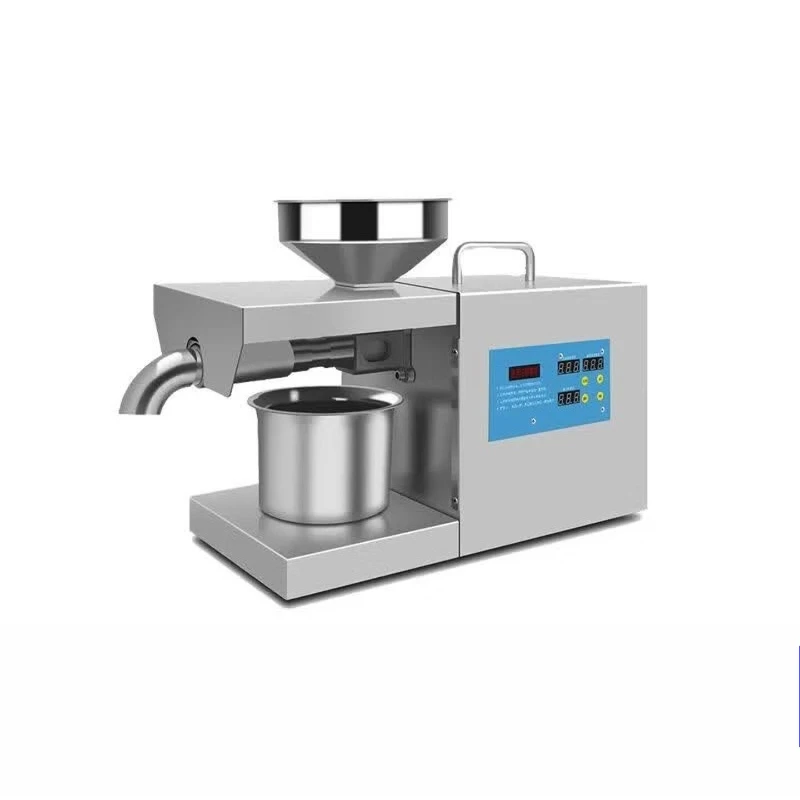 Oil press, small household intelligent hot and cold pressed peanut fried oil commercial