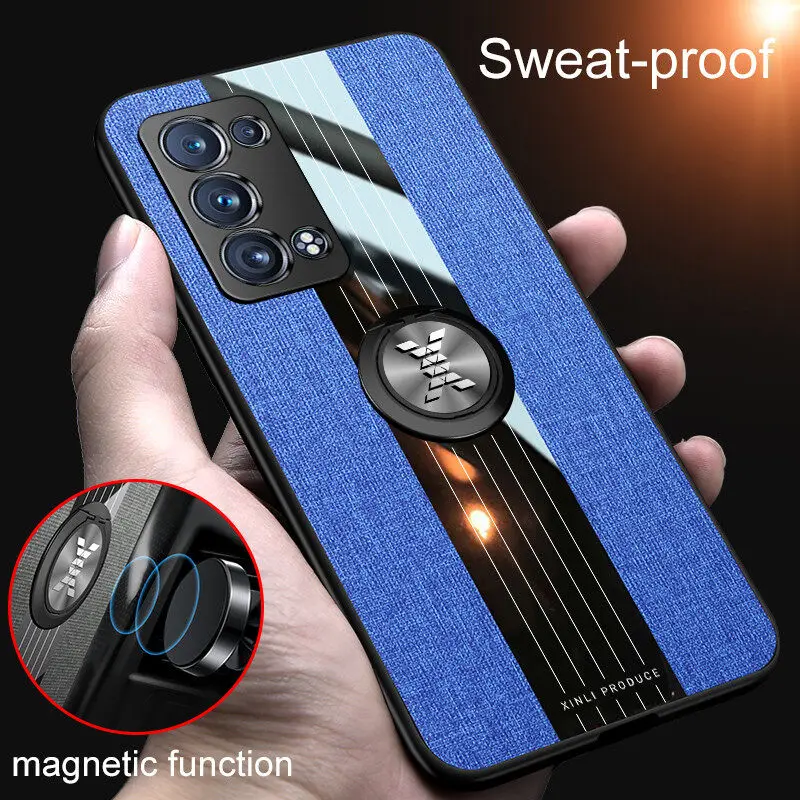 For OPPO Reno ACE Z 2 2F 2Z 3 4 5 5Z 6 6Z 7 SE 8 Pro Plus Phone Case, Patchwork Fashion Highly-elastic TPU Material Hard Cover